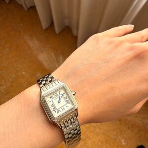 Silver Stainless Steel Wearable Watch